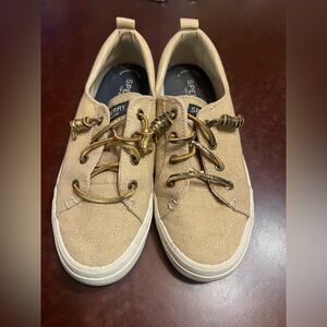 Sperry Beige Canvas Casual Shoes